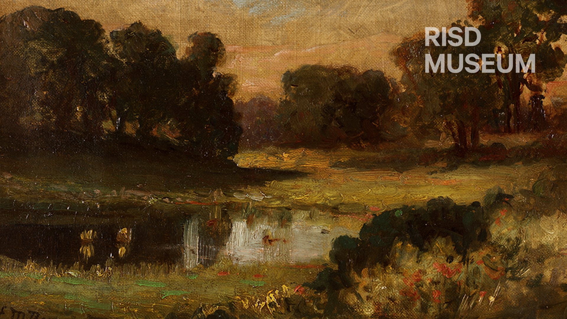 Zoom Background featuring At the Oakside Beach - Richard Mitchell Bannister 