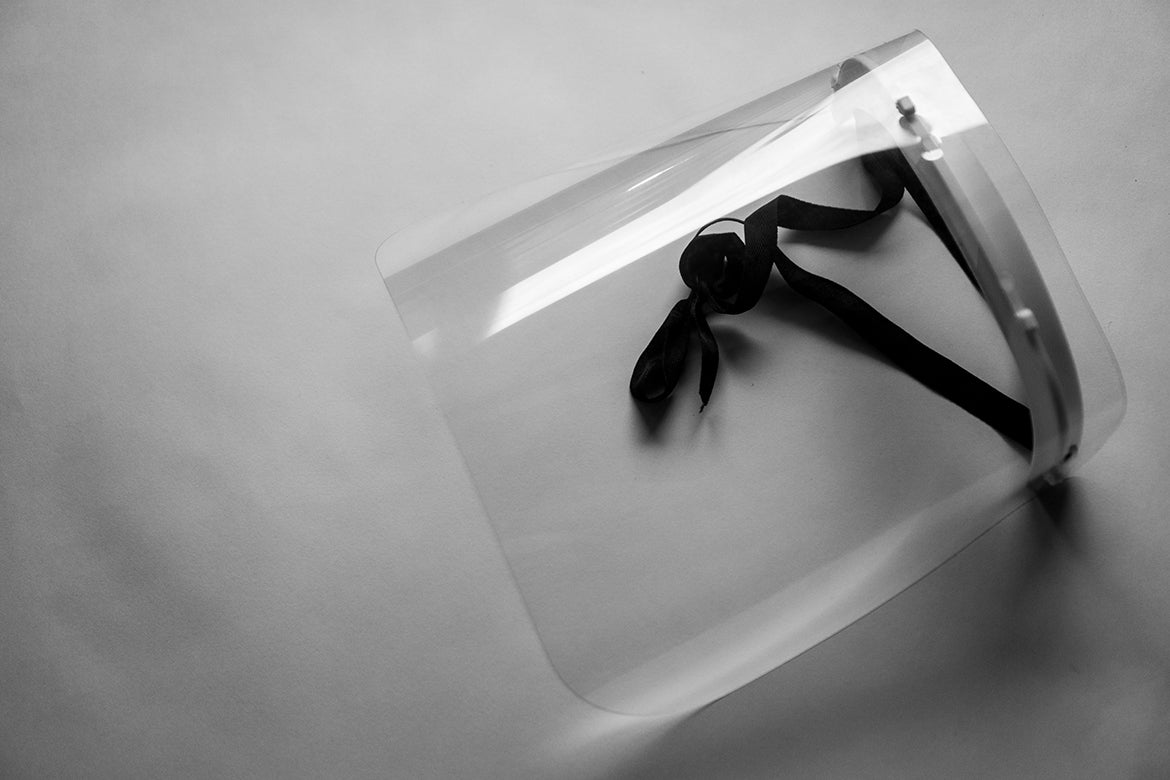 Photo of a face shield
