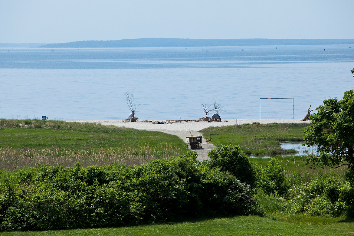 Image of Narragansett Bay from Tillinghast Farm