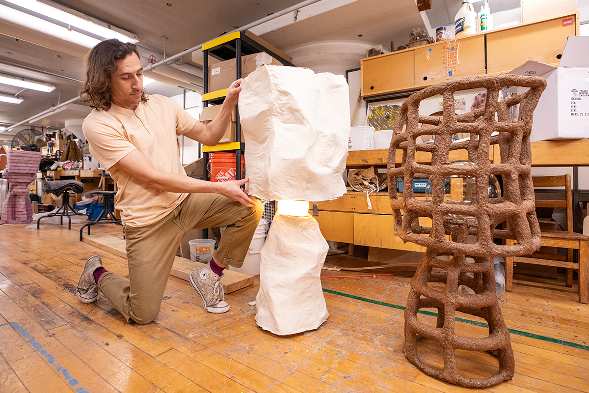 Aguirre explores materials and processes that present new possibilities for sustainable furniture manufacturing.