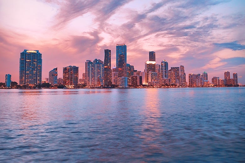 Photo of the Miami skyline