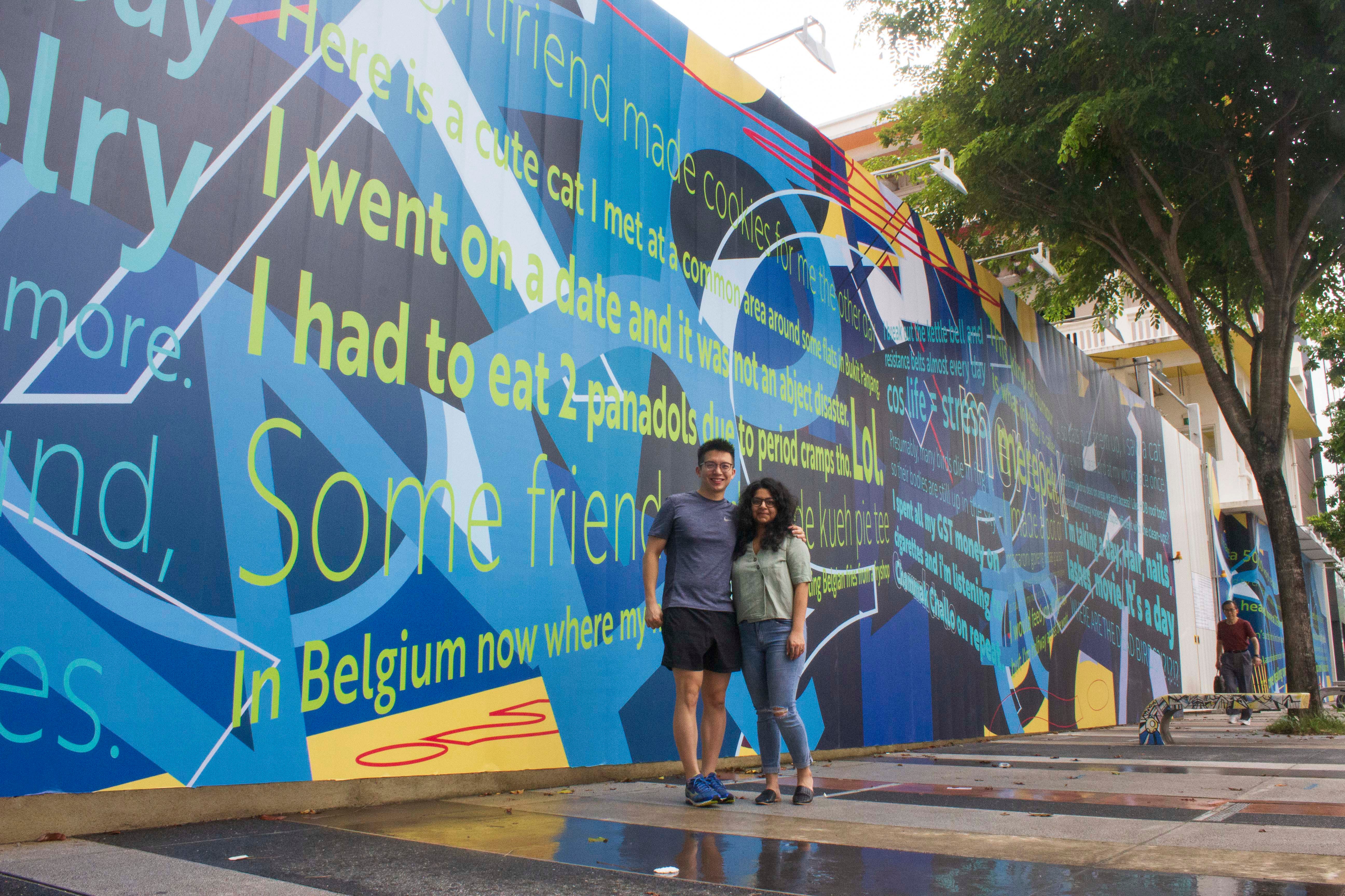 Artist Michael Ee and poet Pooja Nansi took a nonlinear approach.