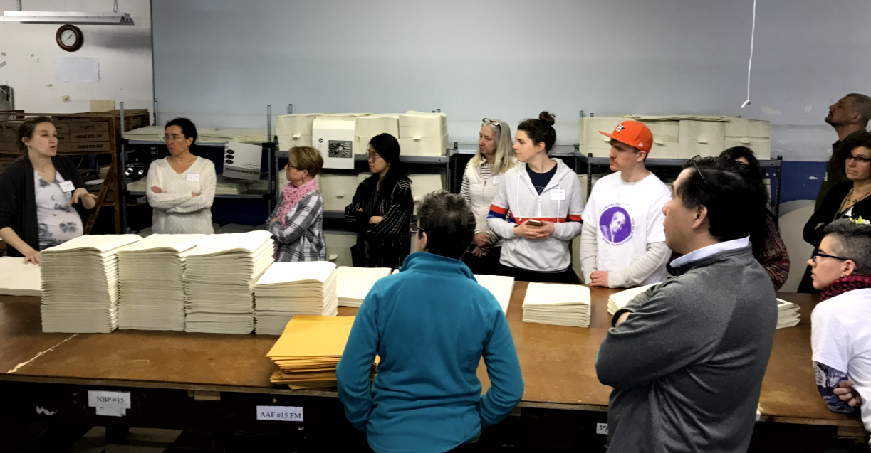 risd alumni club of Boston at the National Braille Press in 2019