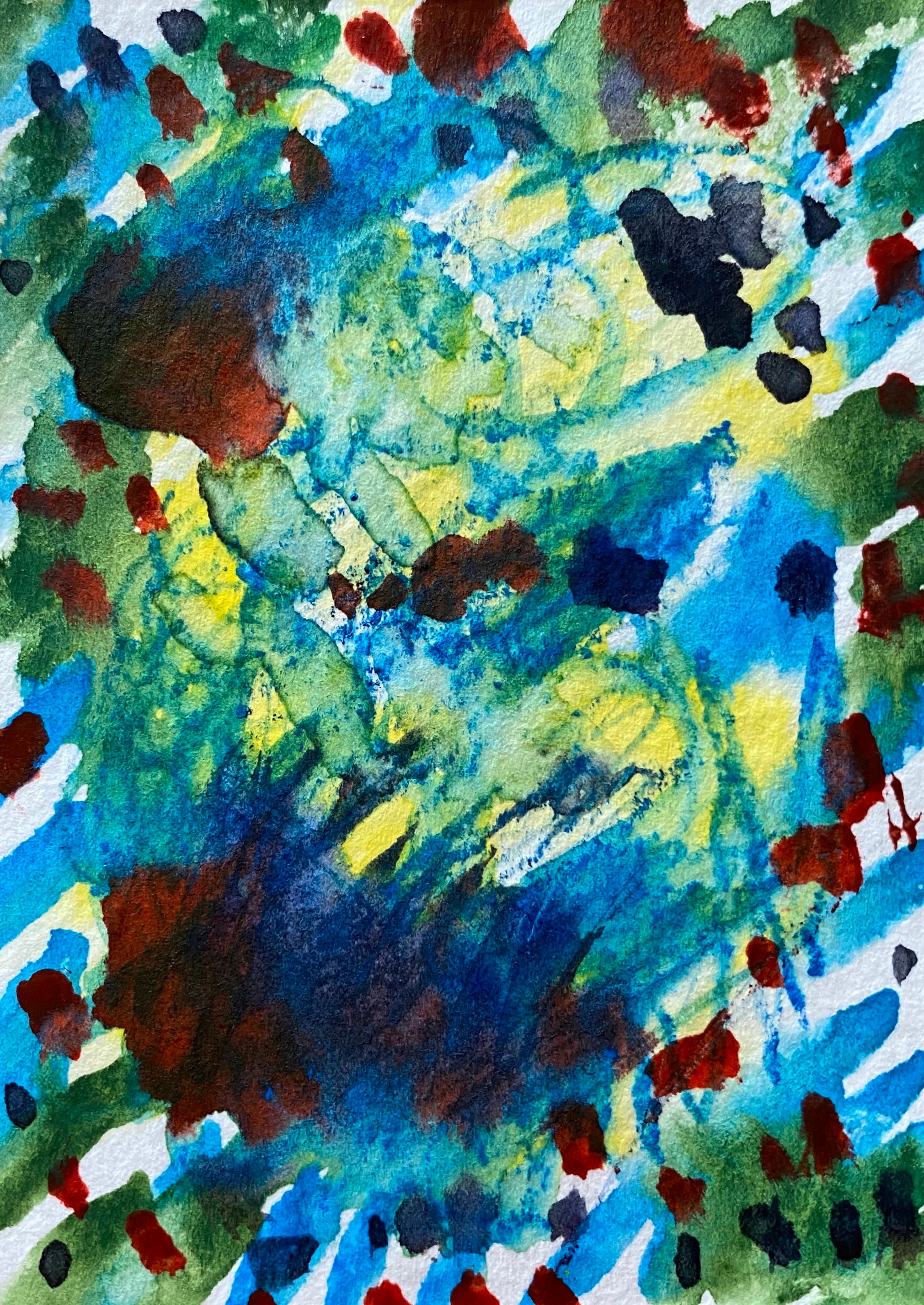 Emily Habansky multi-media painting.