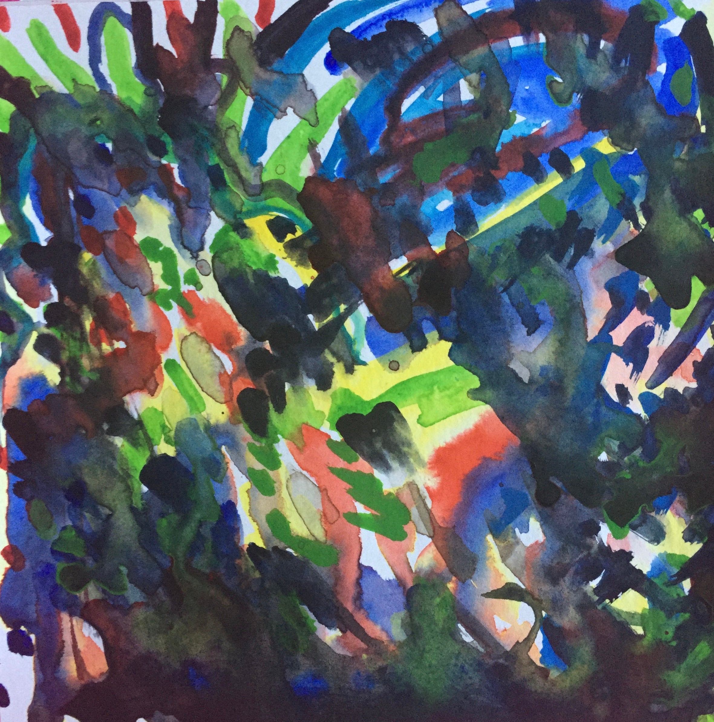 Emily Habansky multi-media painting.