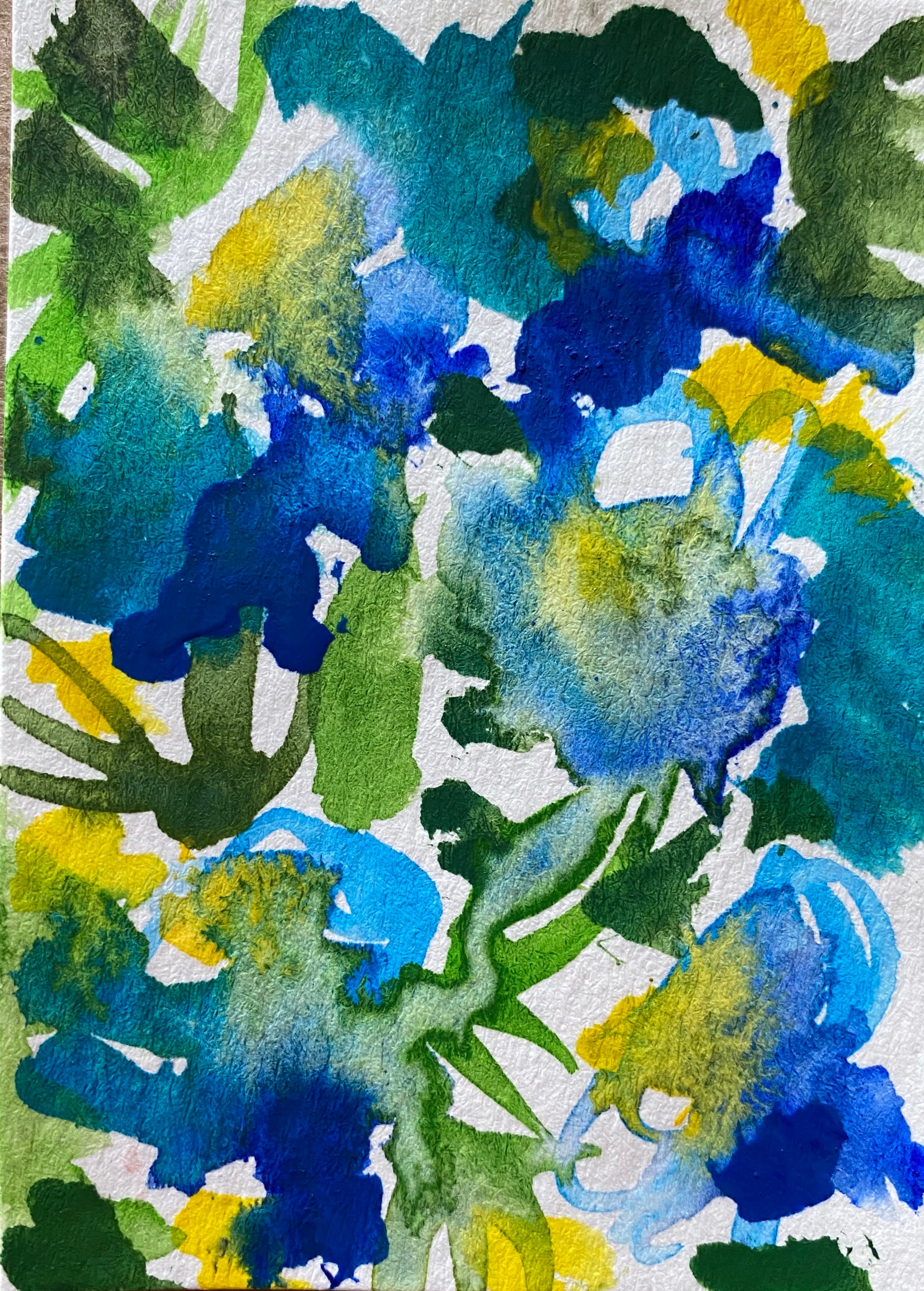 Emily Habansky multi-media painting.