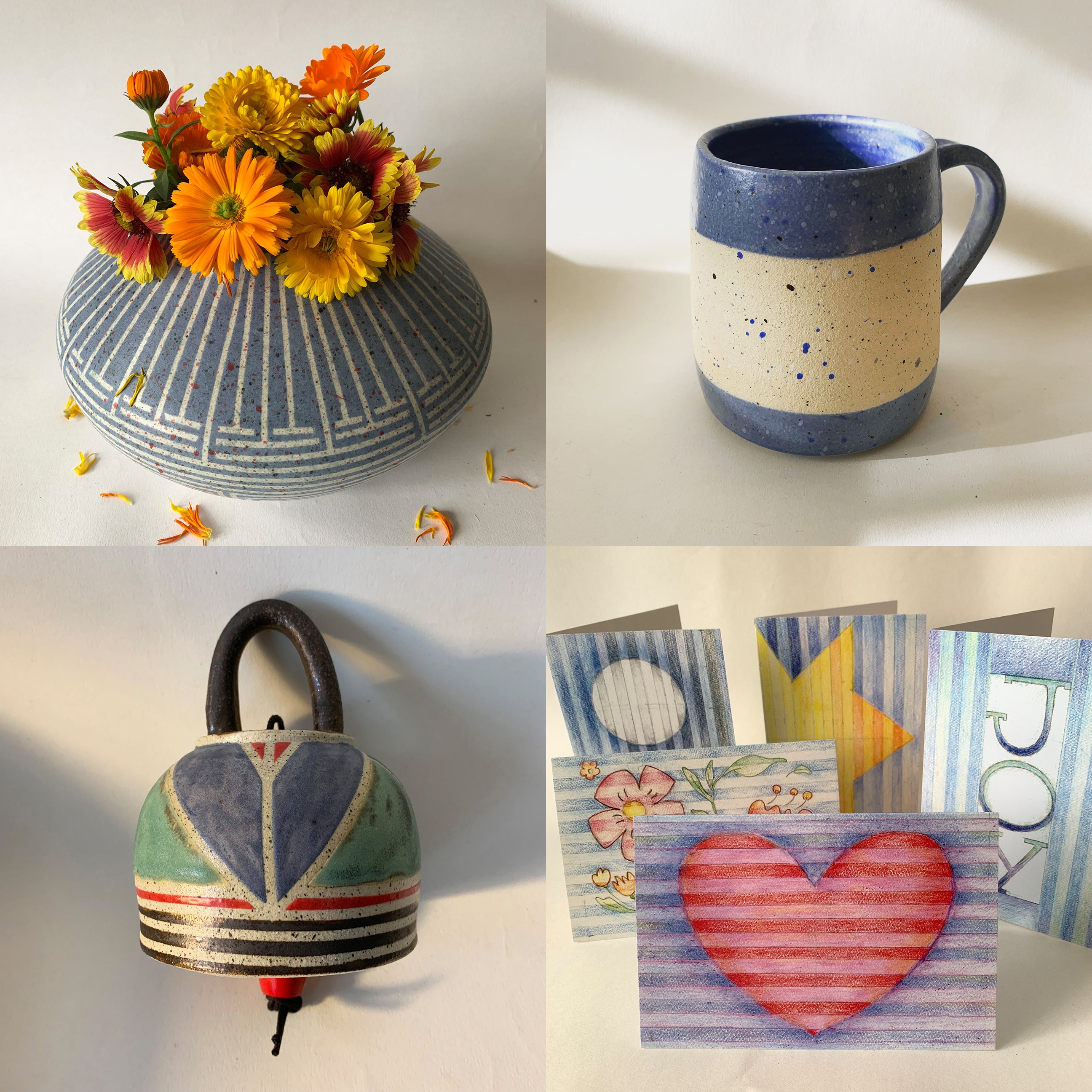 Ceramics by Donna DeSoto.