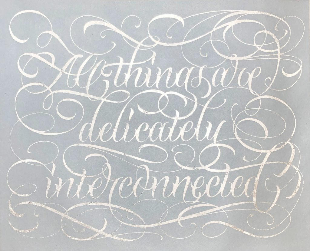 Jenny Holzer, delicately interconnected (2020). © 2020 Jenny Holzer, member Artists Rights Society (ARS), NY.