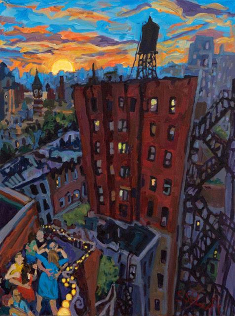 Sonya Sklaroff's painting.