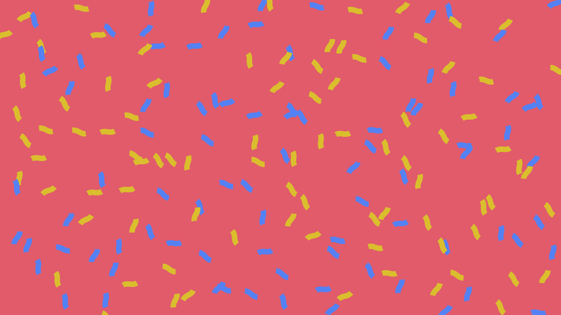Zoom image - red + multi confetti