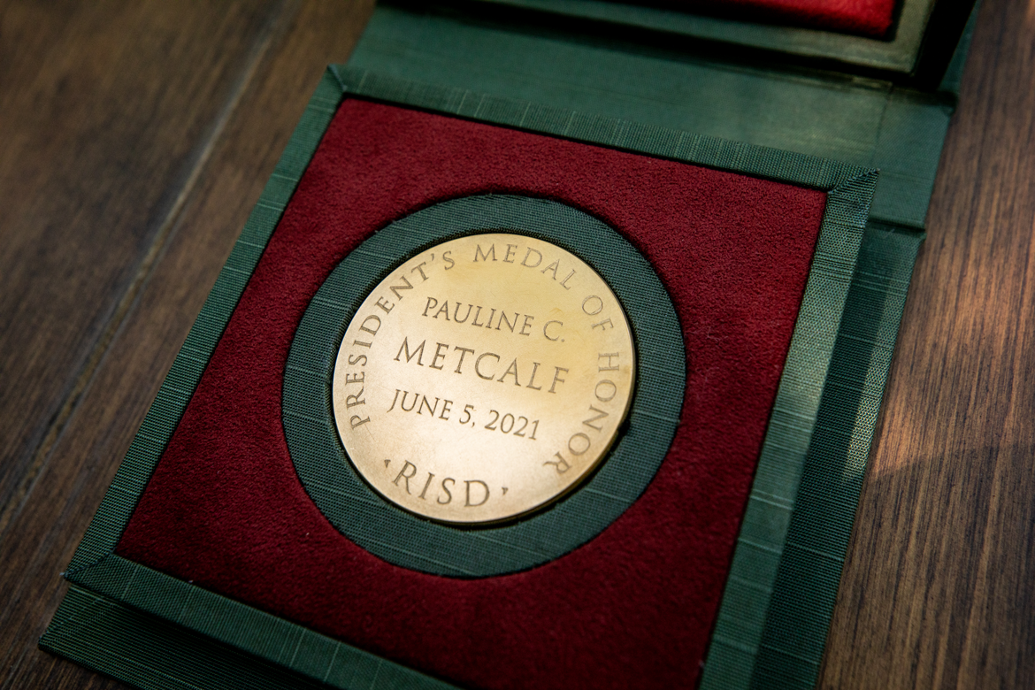 Back side of the Medal of Honor