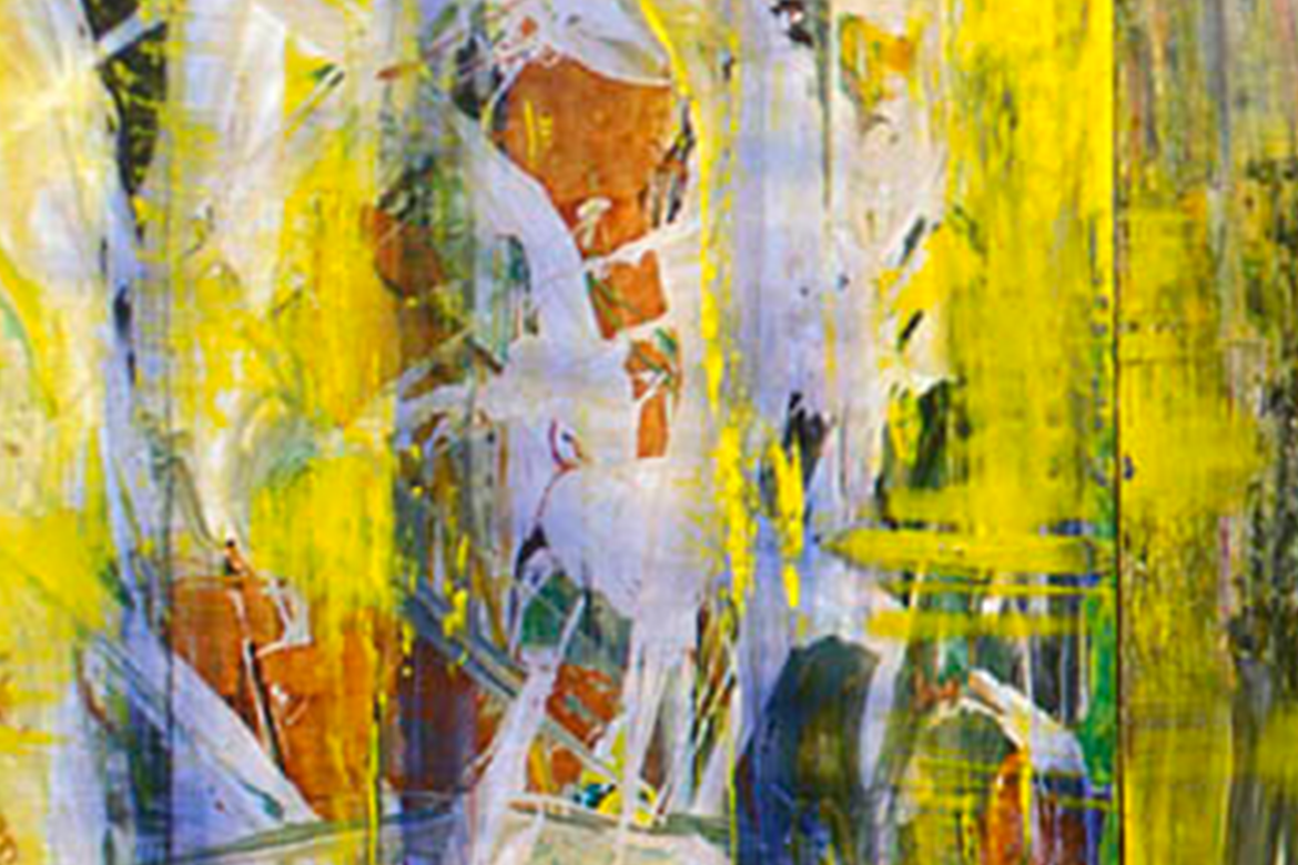 Abstract image in yelllow