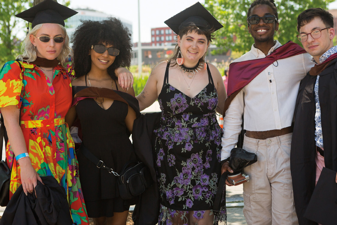 RISD Students at Graduation 