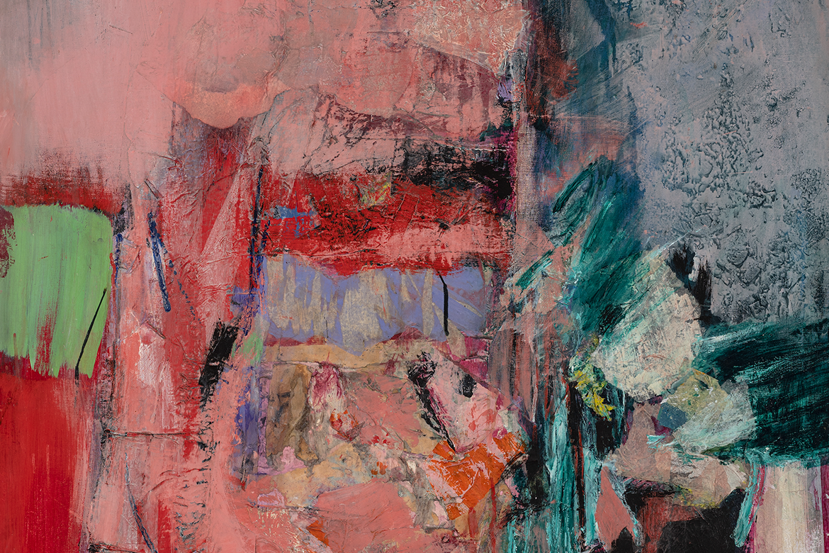 Libbie Mark. Untitled, 1960s. Acrylic and paper collage on linen. Inv no 21R. ©Libbie Mark Provincetown Fund. Photo: Paul Mutino