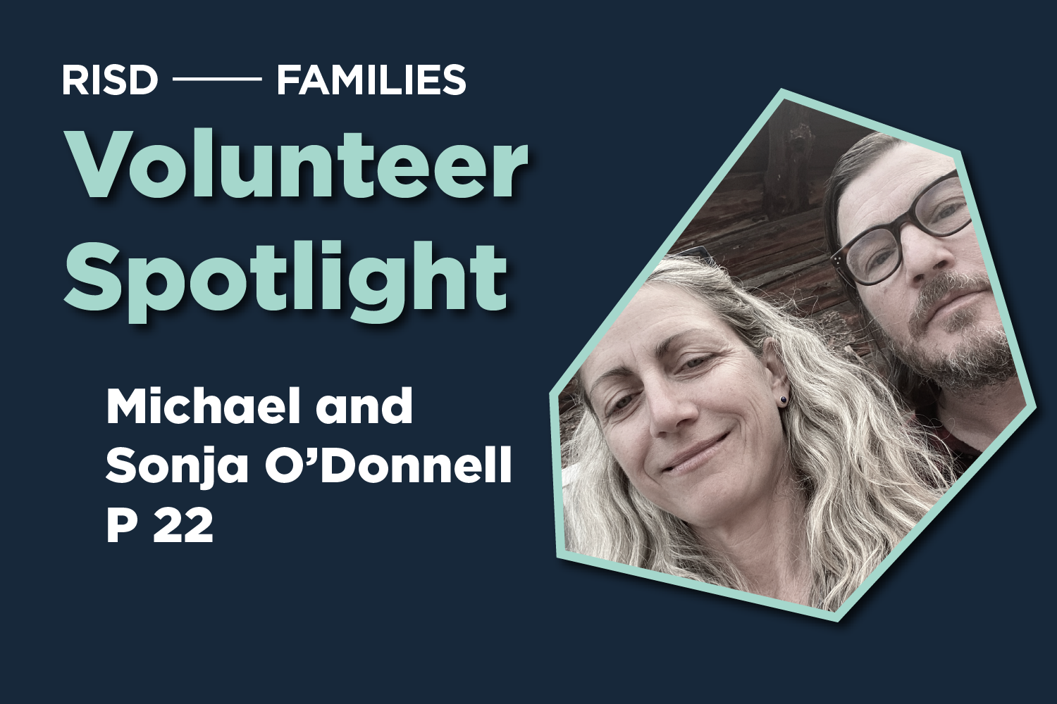 Volunteer Spotlight Michael and Sonja O'Donnell P22