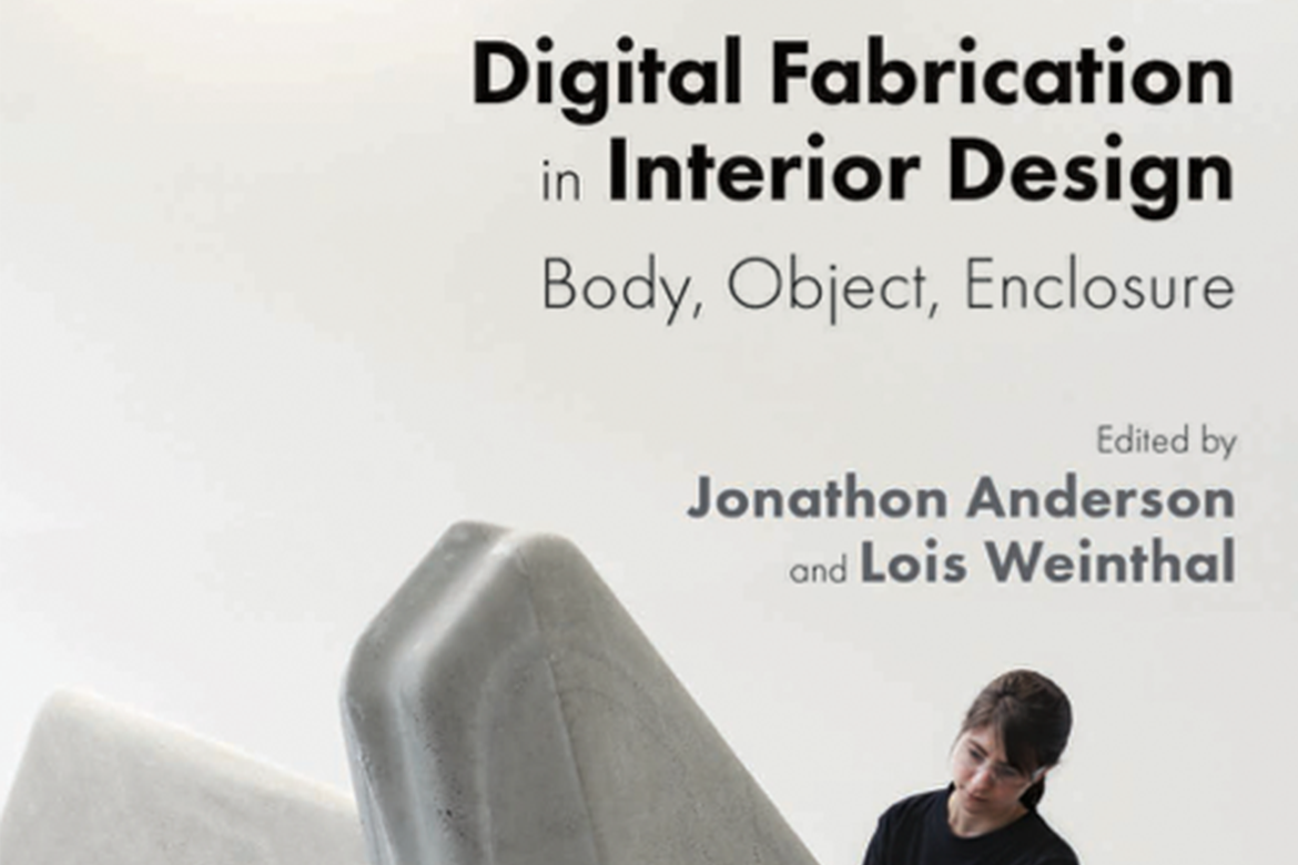 The title Digital Fabrication in Interior Design Body Object Enclosure in black text on a white background