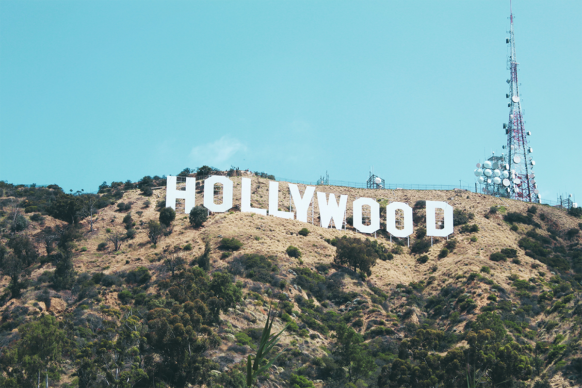 The Hollywood sign