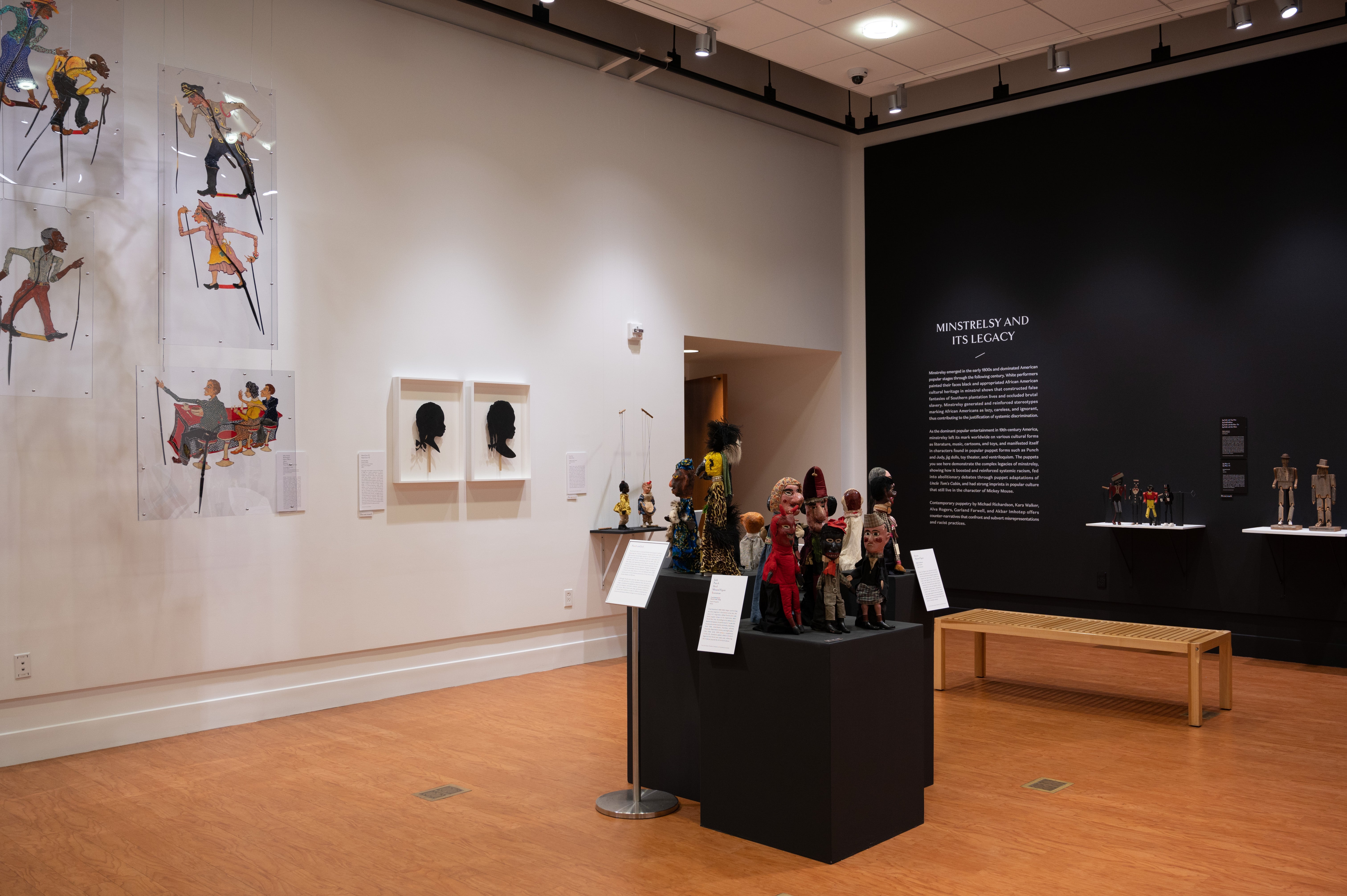Puppetry's Racial Reckoning installation courtesy of Kelly Walters MFA 15 GD