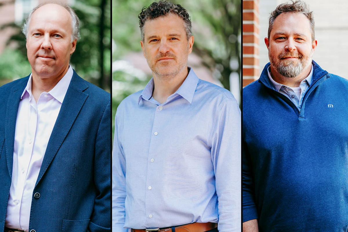 Paul Attemann (left), Joe Haskett (center), Jeremy Lake (right)
