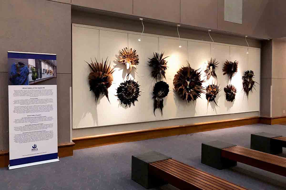 Exhibition view of "In Flight"