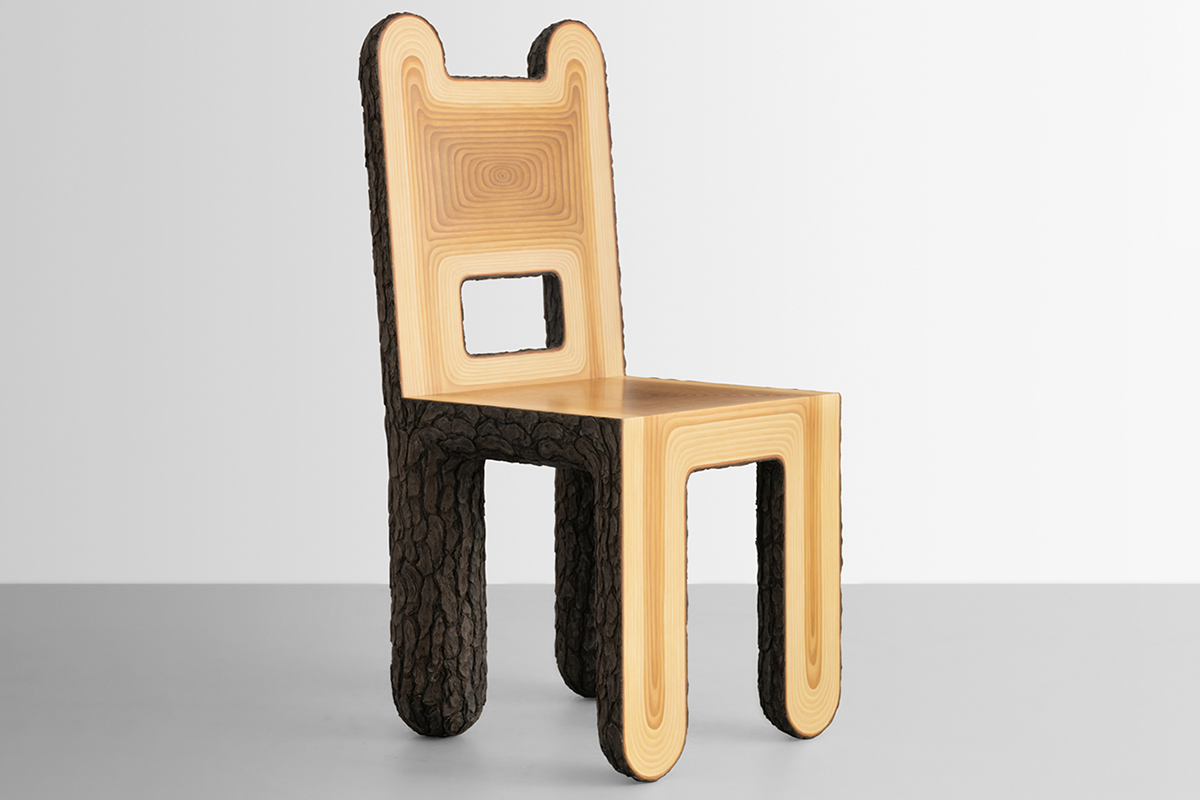 A wooden chair