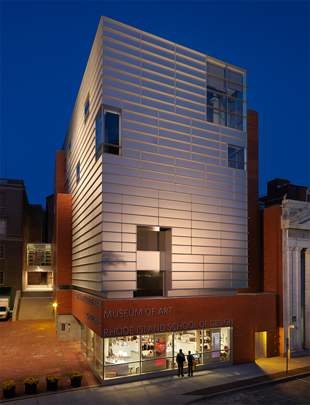 Image of RISD Museum Chace Center at Twilight