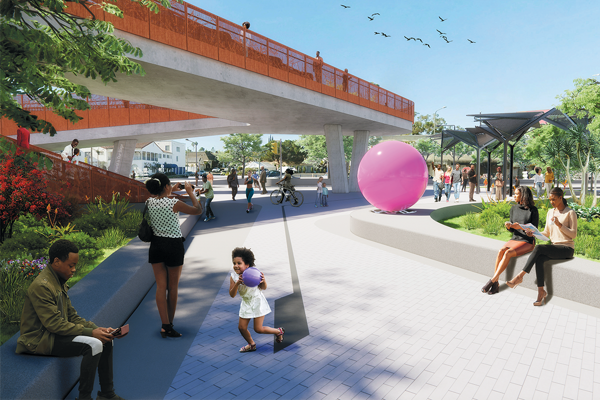 Destination Crenshaw Renderings courtesy of Gabrielle Bullock destinationcrenshaw.la.