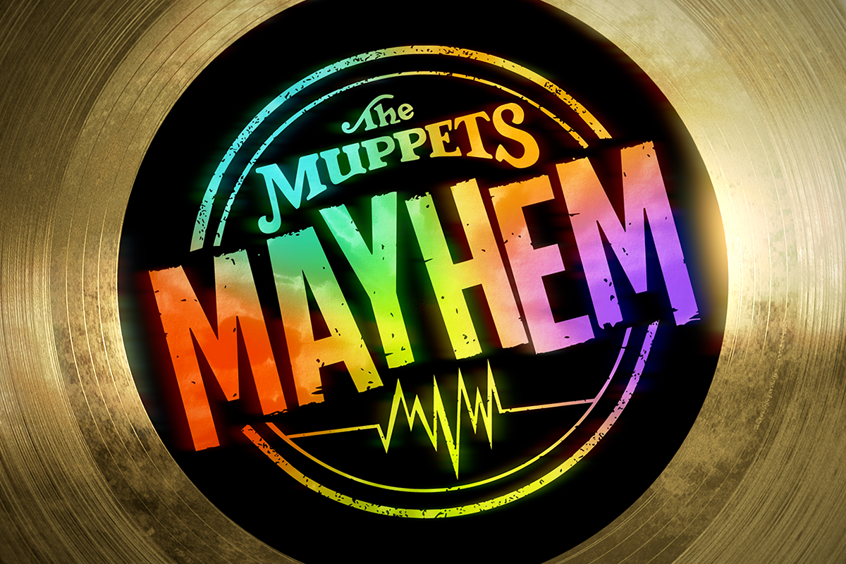 Title card for "The Muppets Mayhem"