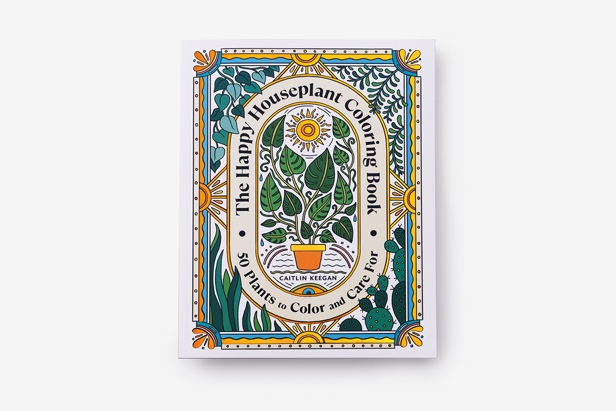 The Happy Houseplant Coloring Book