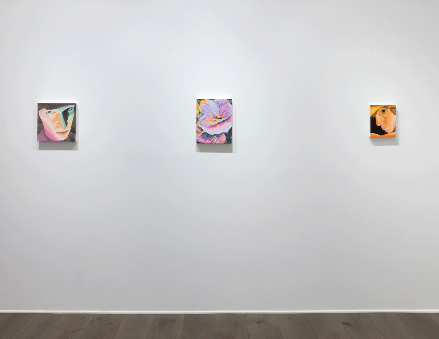 Installation view of "New Glow"