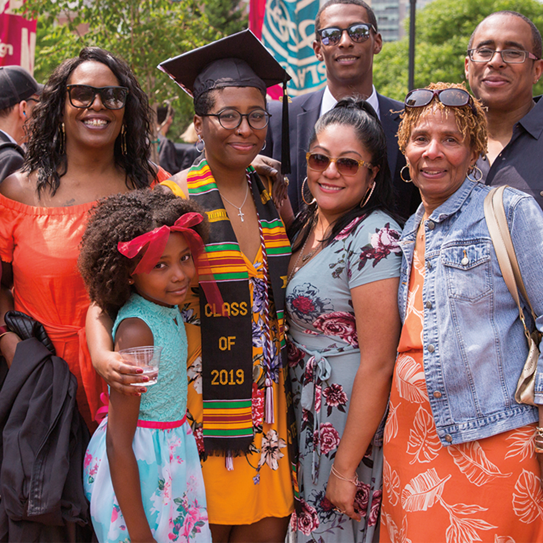 Graduating Student & Family Members