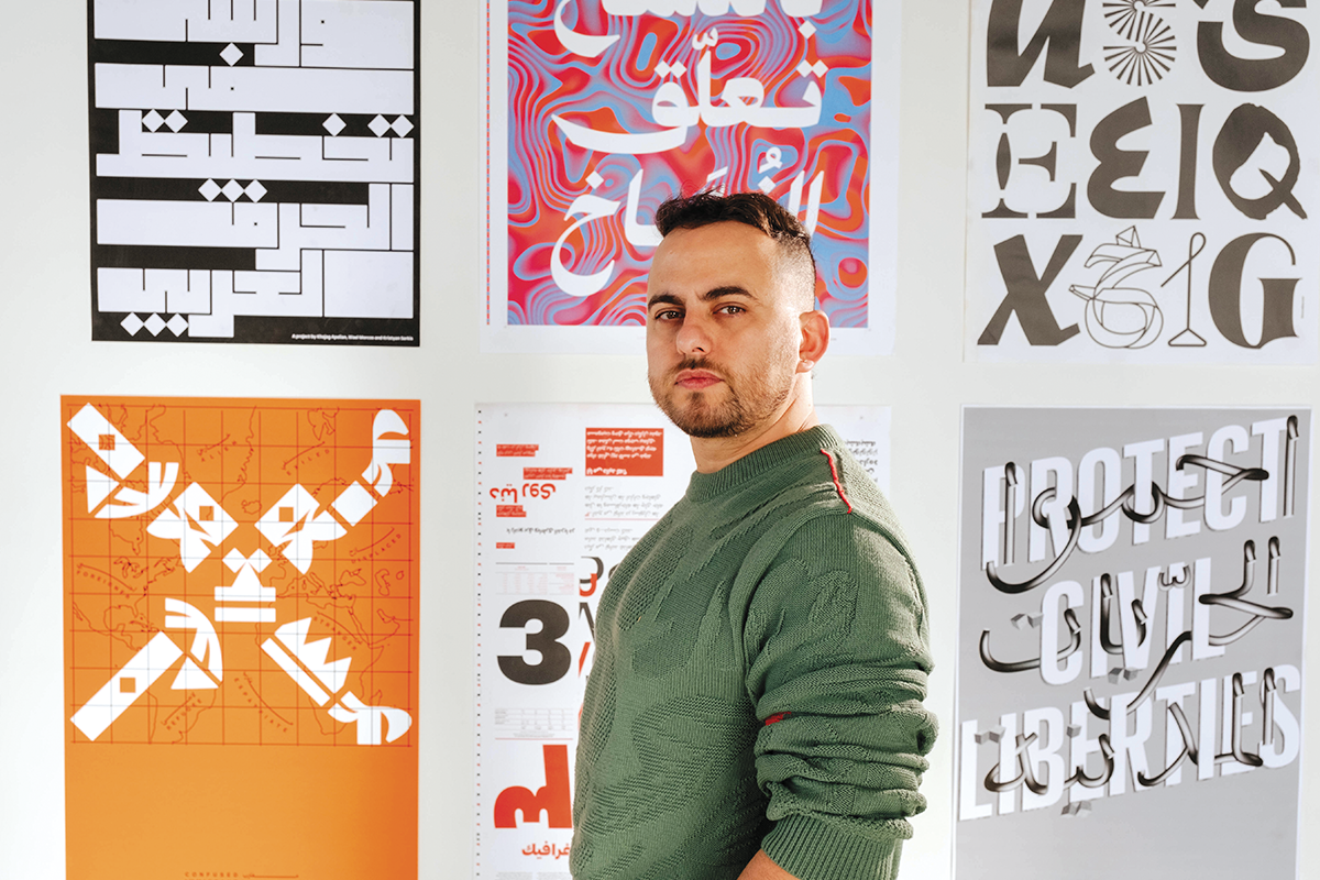 Designer Wael Morcos, whose work with Arabic letterforms has led to the co-creation of more than 10 font families