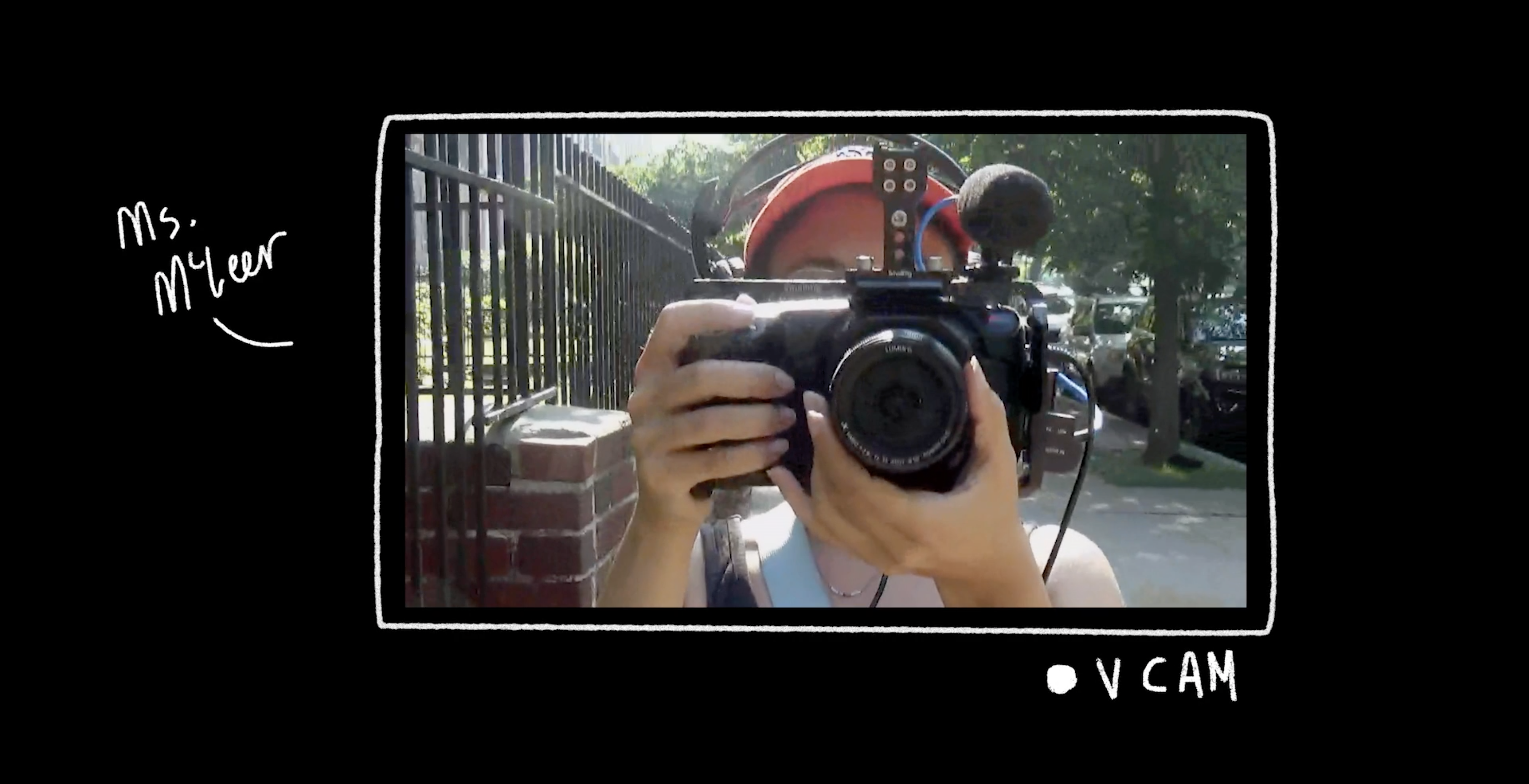 Hanna-Mcleer behind the camera