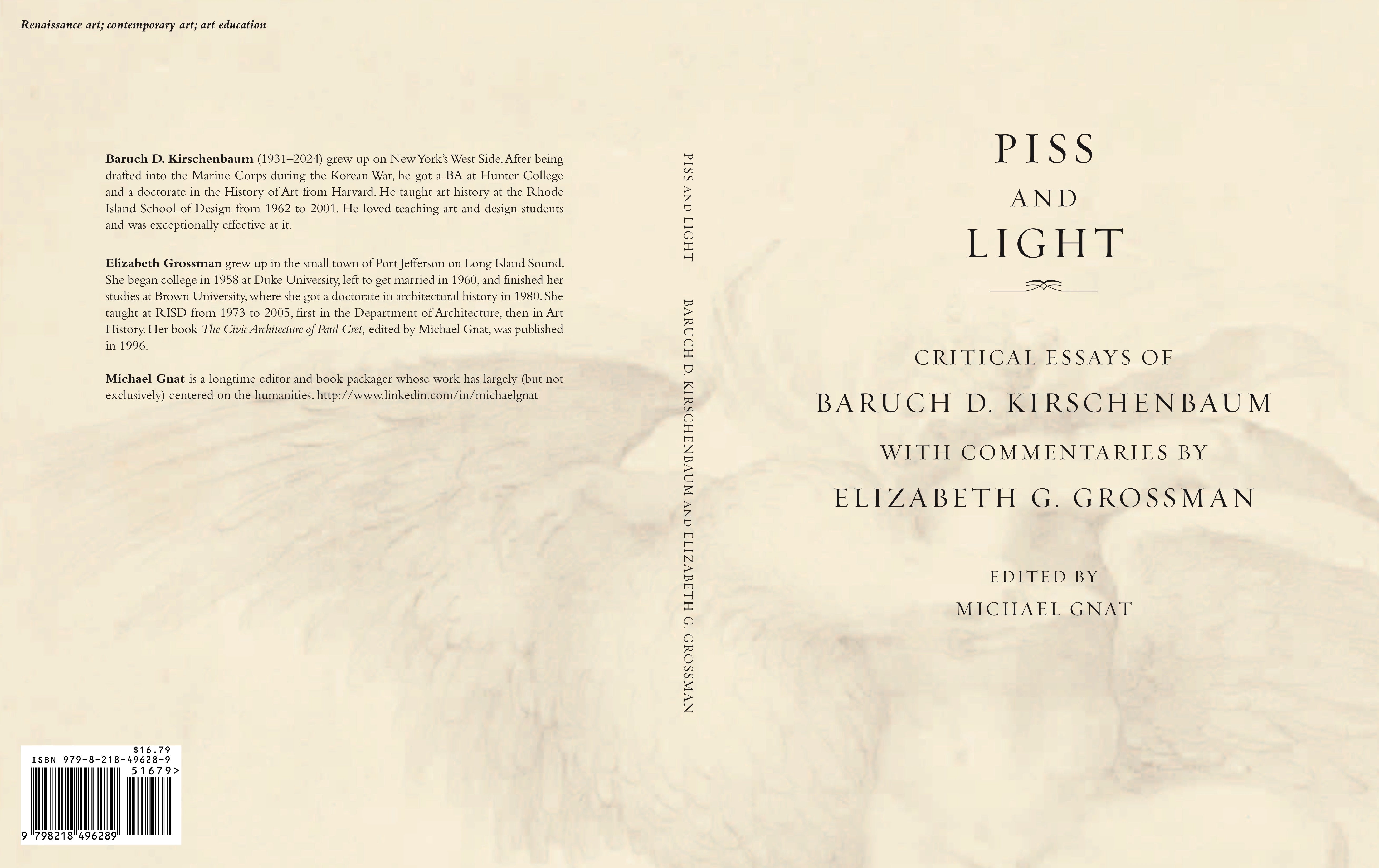 Cover image of Piss into Light