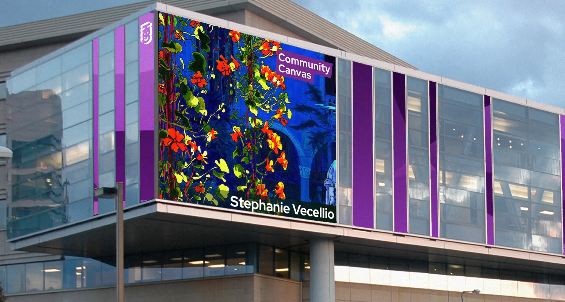 features artwork by Stephanie Vecellio. In April 2023, she drew the outlines of this piece in pen at the Isabella Stewart Gardner Museum when the nasturtium flowers were in full bloom. She then filled in the spaces with marker.