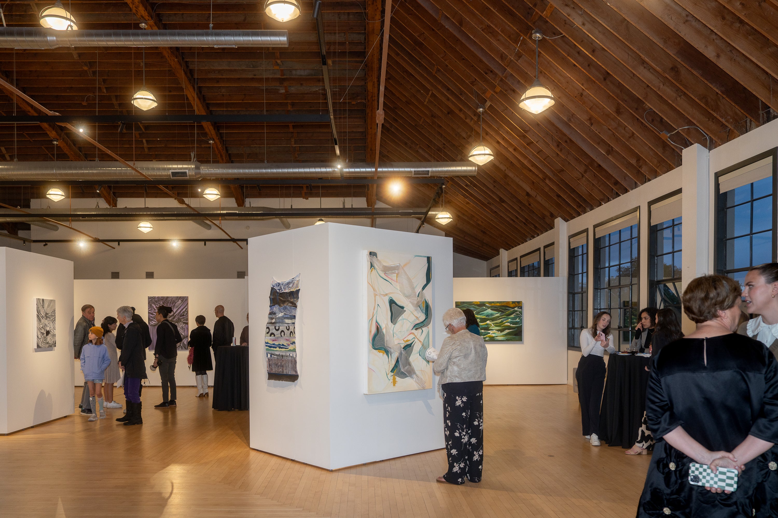 Installation view of Touchpoints, a recent exhibition at Union Hall Gallery.