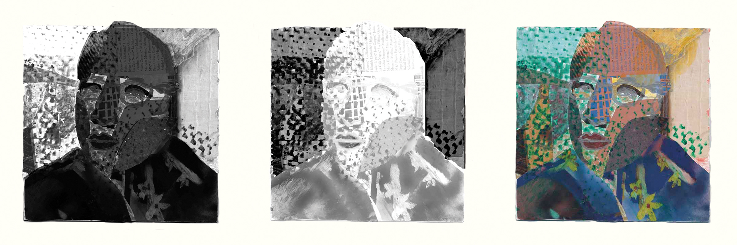 Self-Portrait Tryptich, 2011