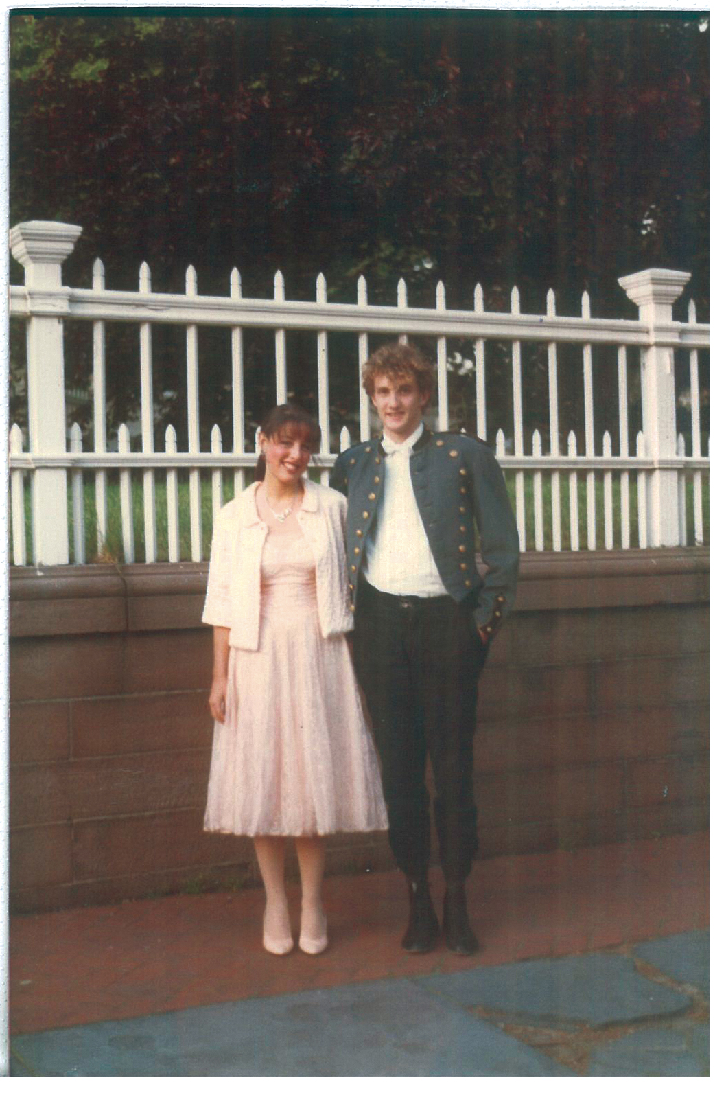 Heading to a RISD dance in 1983