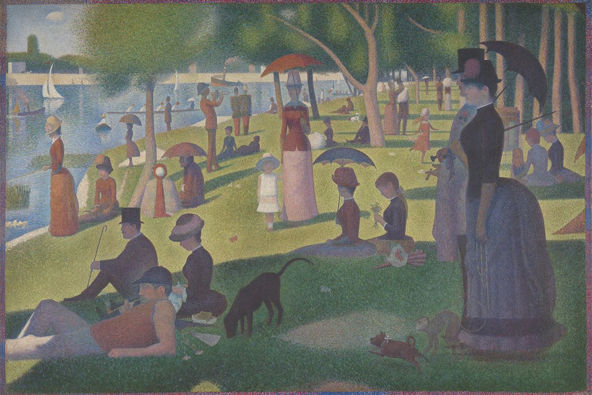 Georges Seurat. A Sunday on La Grande Jatte, 1884. The Art Institute of Chicago. Helen Birch Bartlett Memorial Collection.