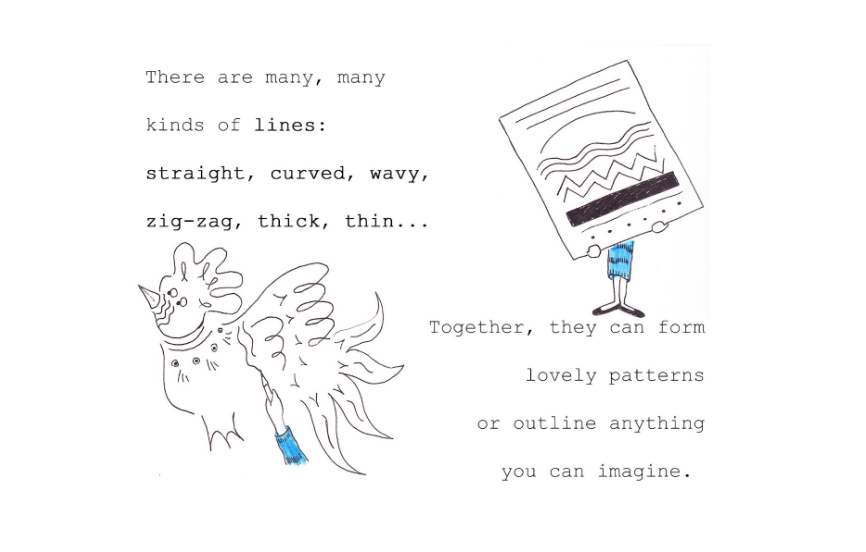 Line: Illustration from "An Artist's ABCs"