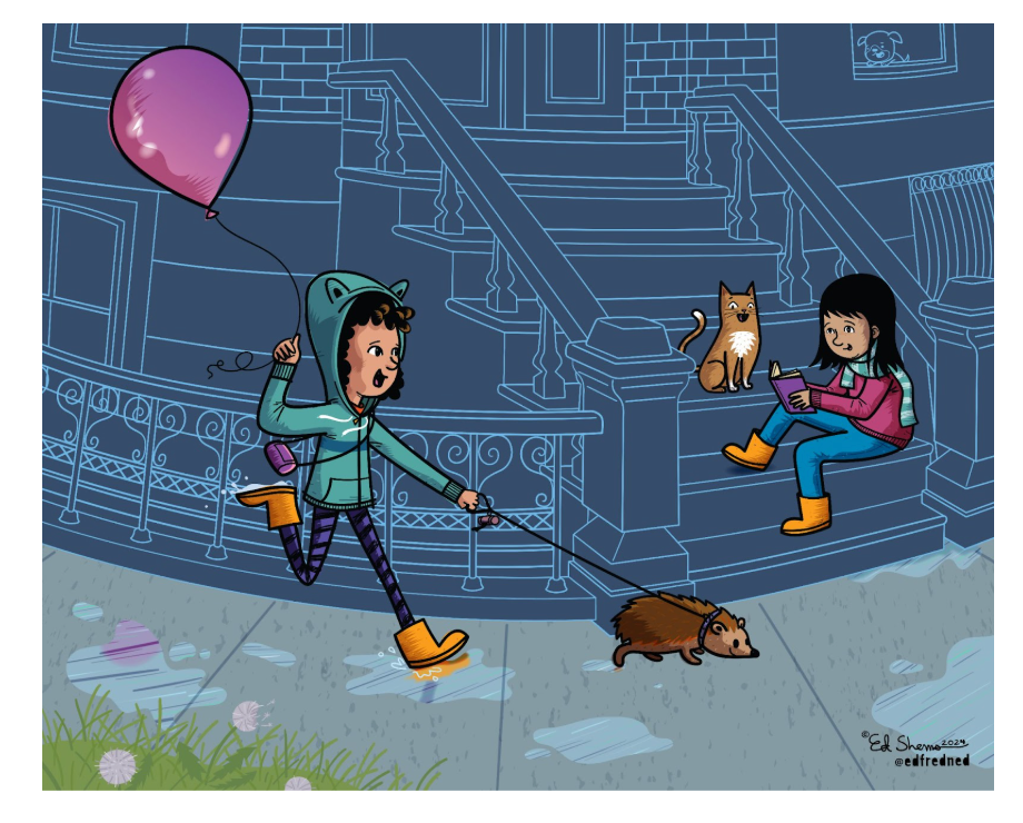 Walking the Hedgehog