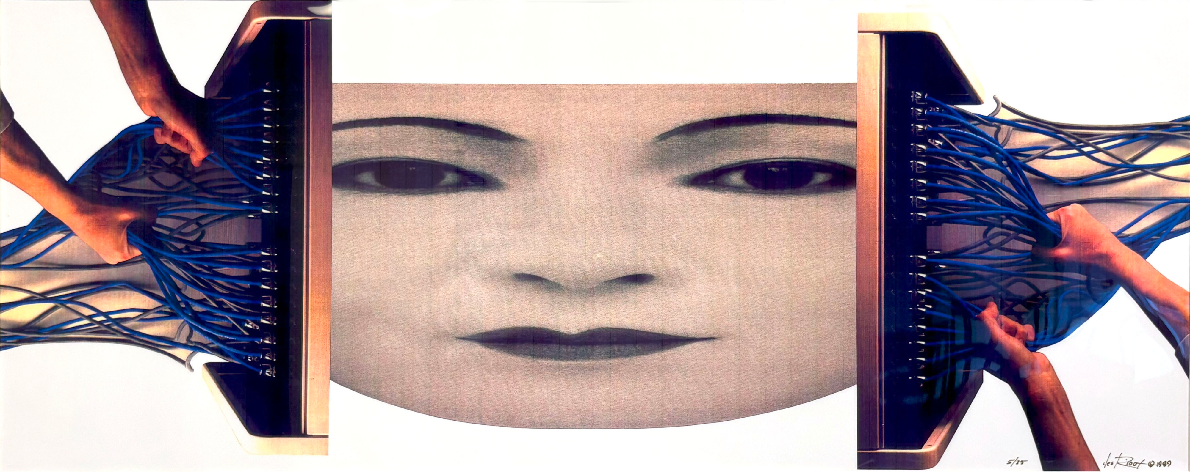 Deena des Rioux 63 IL  Cable Network, 1989 scanner print 30 x 74.1 cm (11 13/16 x 29 3/16 inches) (plate)