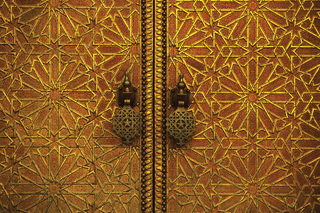 Carved Moroccan Door
